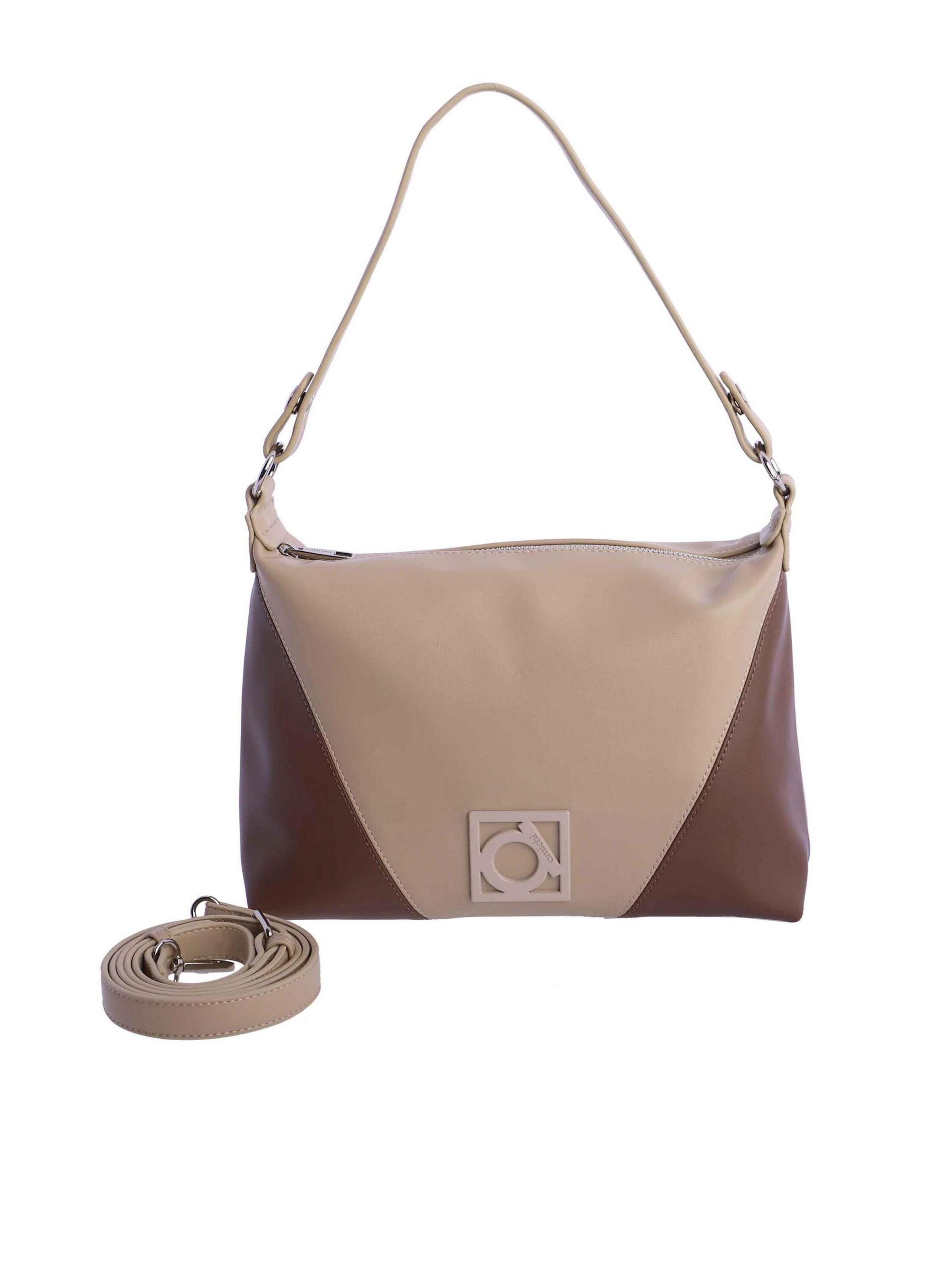 Amichi - Bolso de hombro 'Bora' en beige: frente