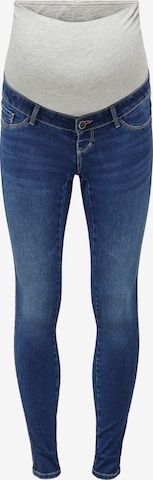 Only Maternity Skinny Jeans 'Royal' in Blue: front