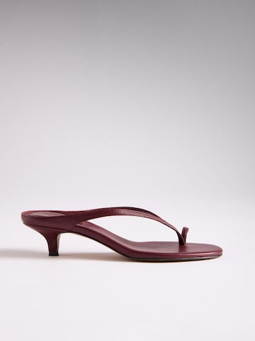 Tongs The Set en rouge