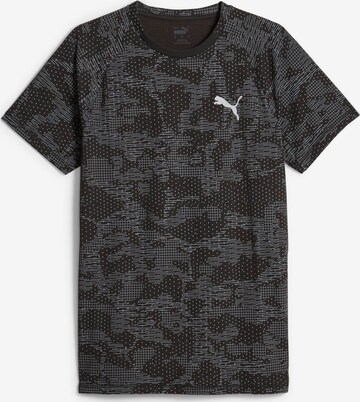 PUMA Funkční tričko 'EVOSTRIPE' – černá: přední strana