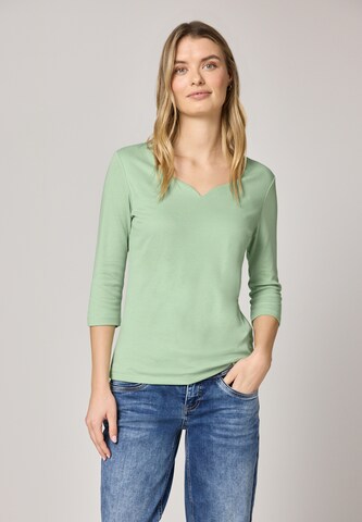 STREET ONE Shirt in Green: front