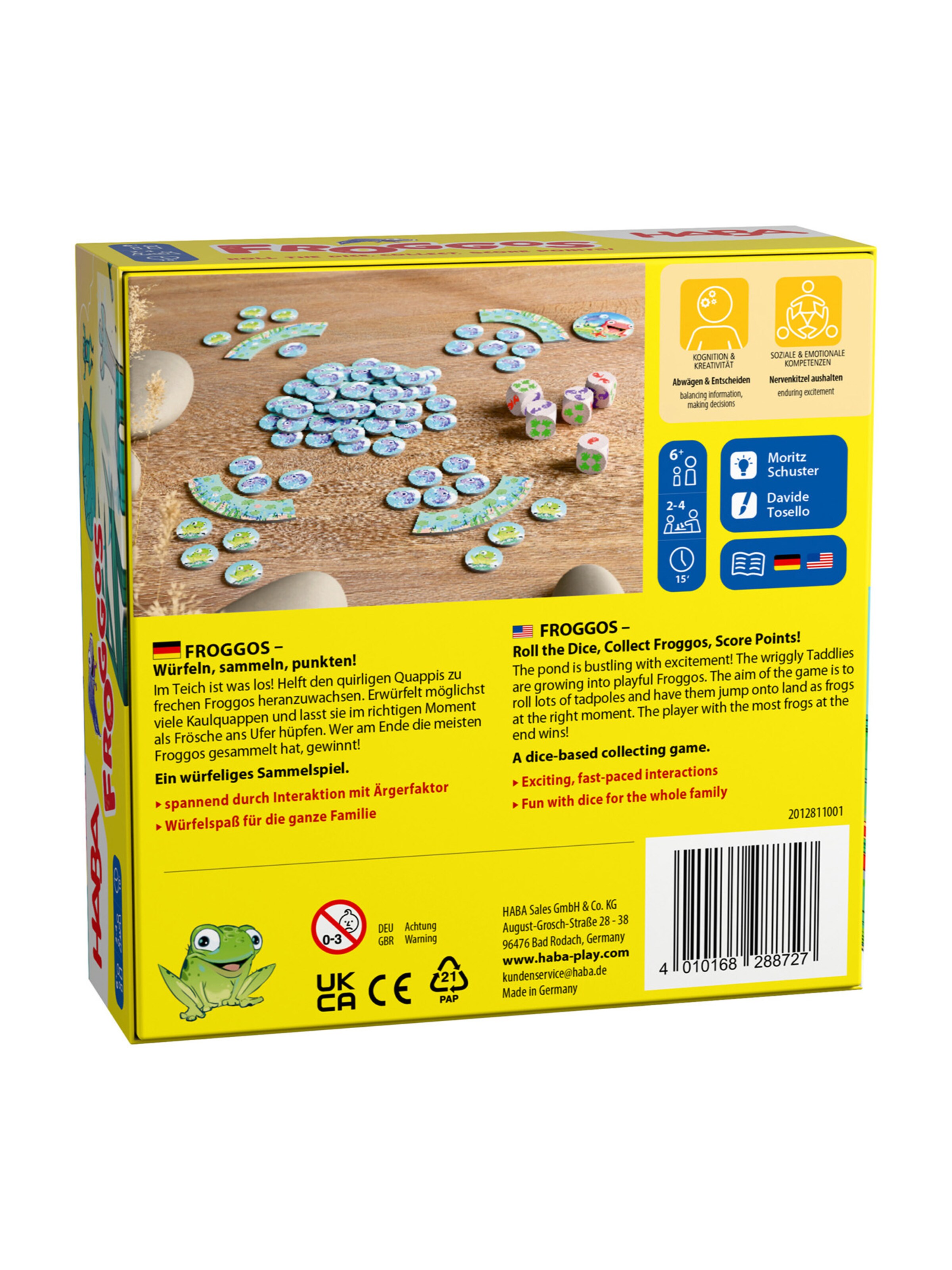 HABA Spel ' Froggos ' in Gemengde kleuren