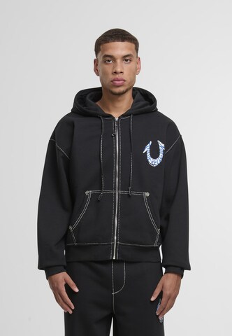 True Religion Sweatjacke in Schwarz