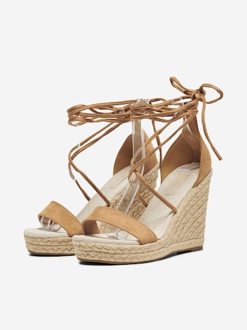 ONLY - Sandalias 'AMELIA' en marrón