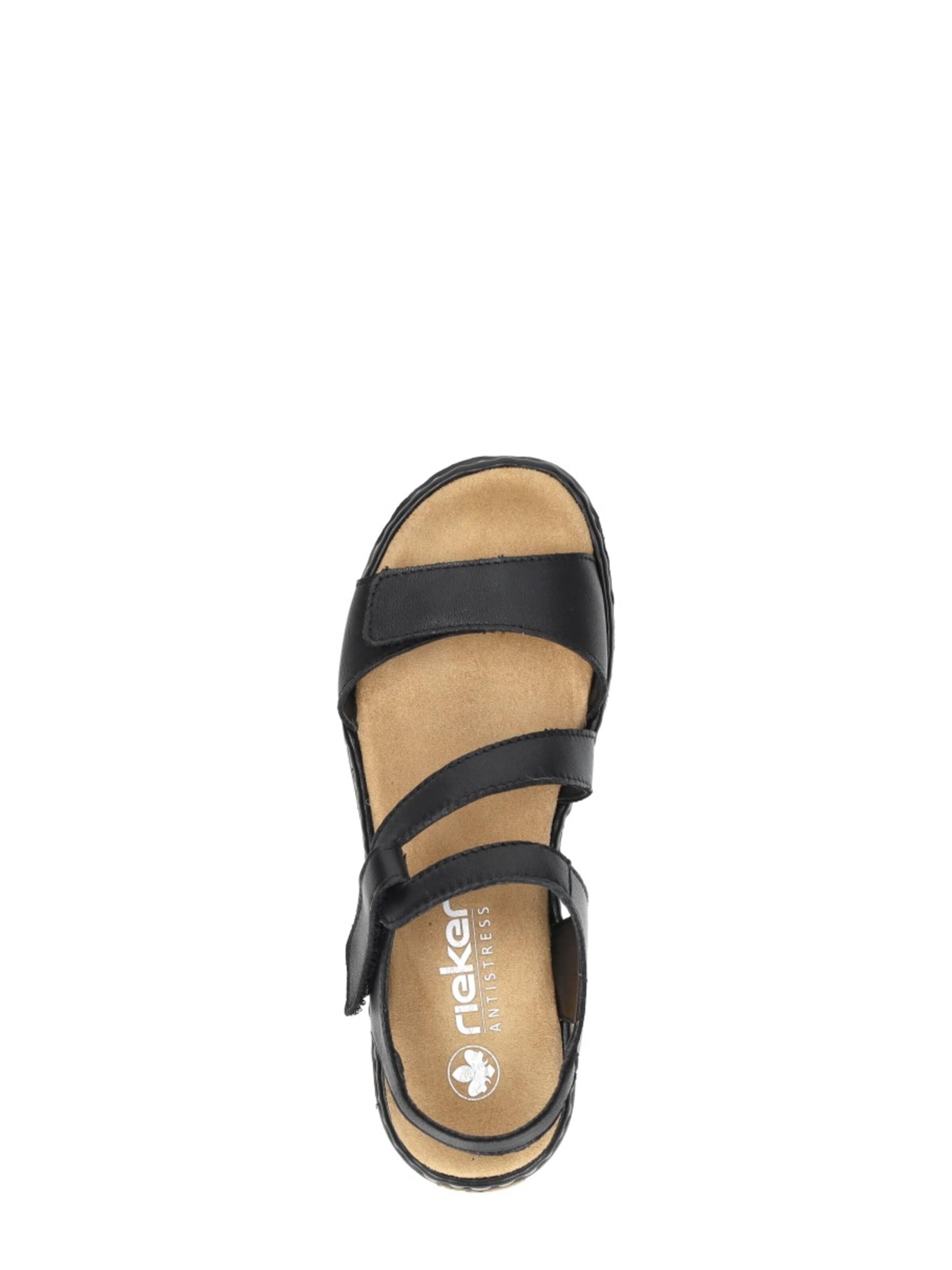 Sandales 'Dames sandalen' Rieker en noir