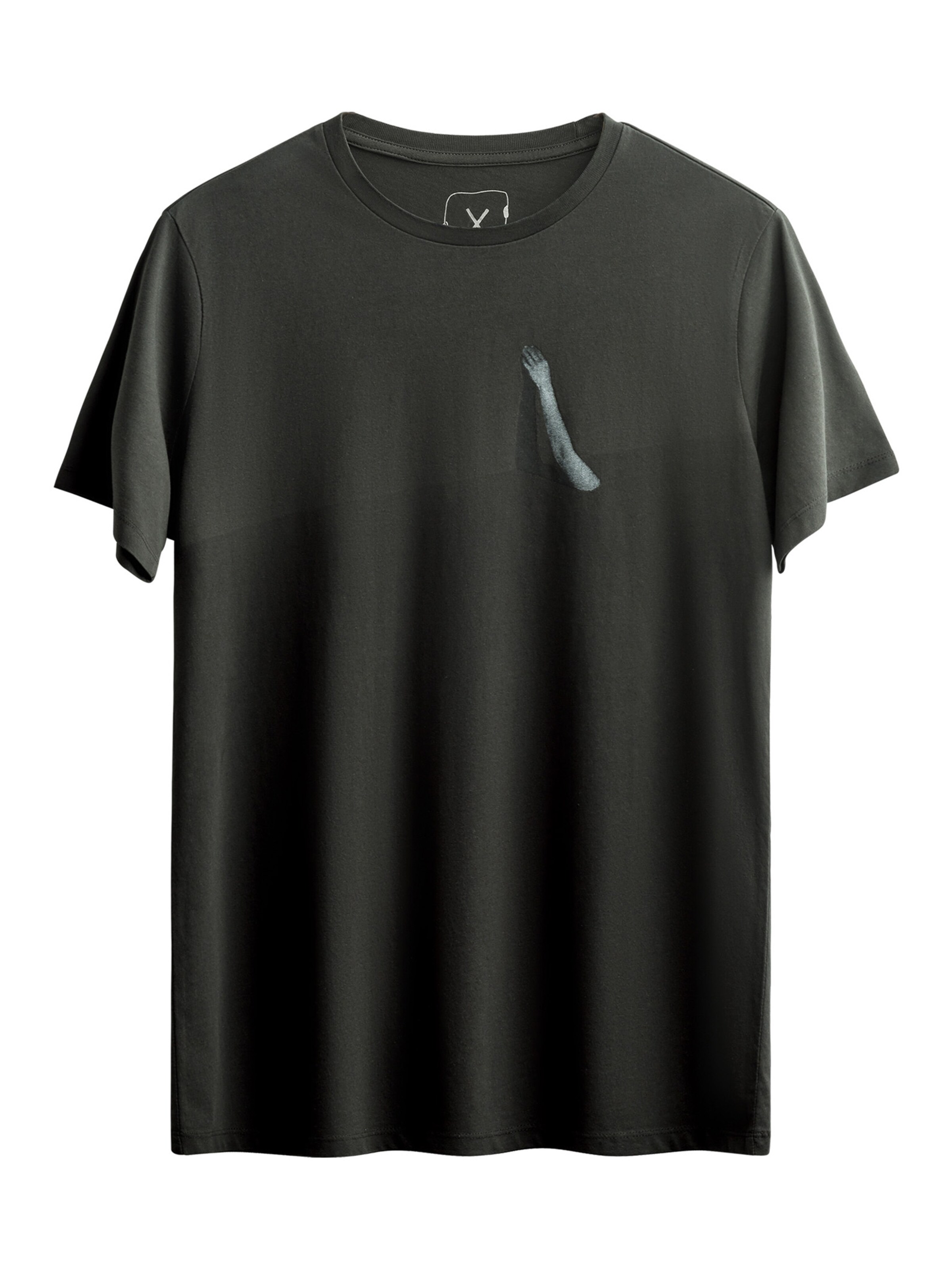 Kaft T-Shirt 'Cordialis Roep' in Grau: Vorderseite