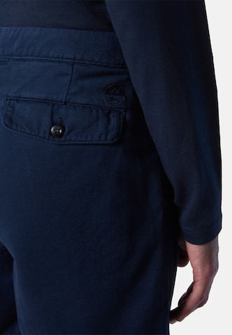 North Sails Regular Chinoshorts Bundfalten in Blau