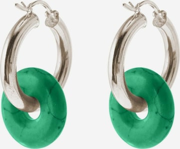 Gemshine Earrings in Green: front