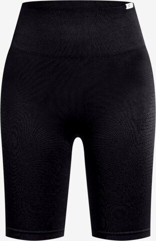 Smilodox Skinny Workout Pants 'Bloom' in Black: front