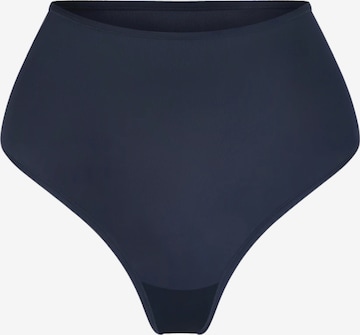 cfab (formerly creamy fabrics) Slip 'Hight-Waist Tanga' in Blauw: voorkant
