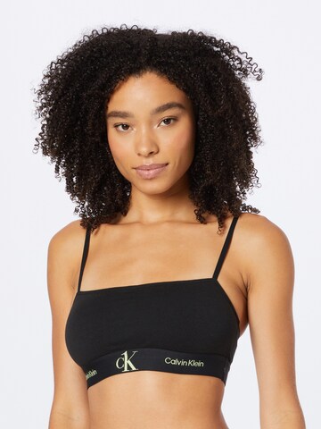 Bustier Soutien-gorge Calvin Klein Underwear en noir : devant