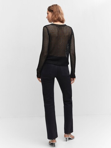 MANGO Pullover 'COLMENA' in Schwarz