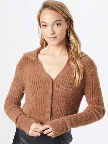 Cardigan Cotton On en marron : devant