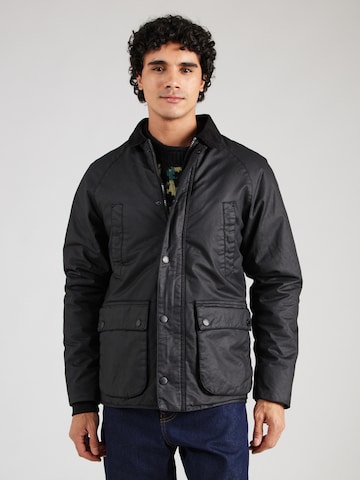 INDICODE JEANS Jacke 'Dutton' in Schwarz: Vorderseite