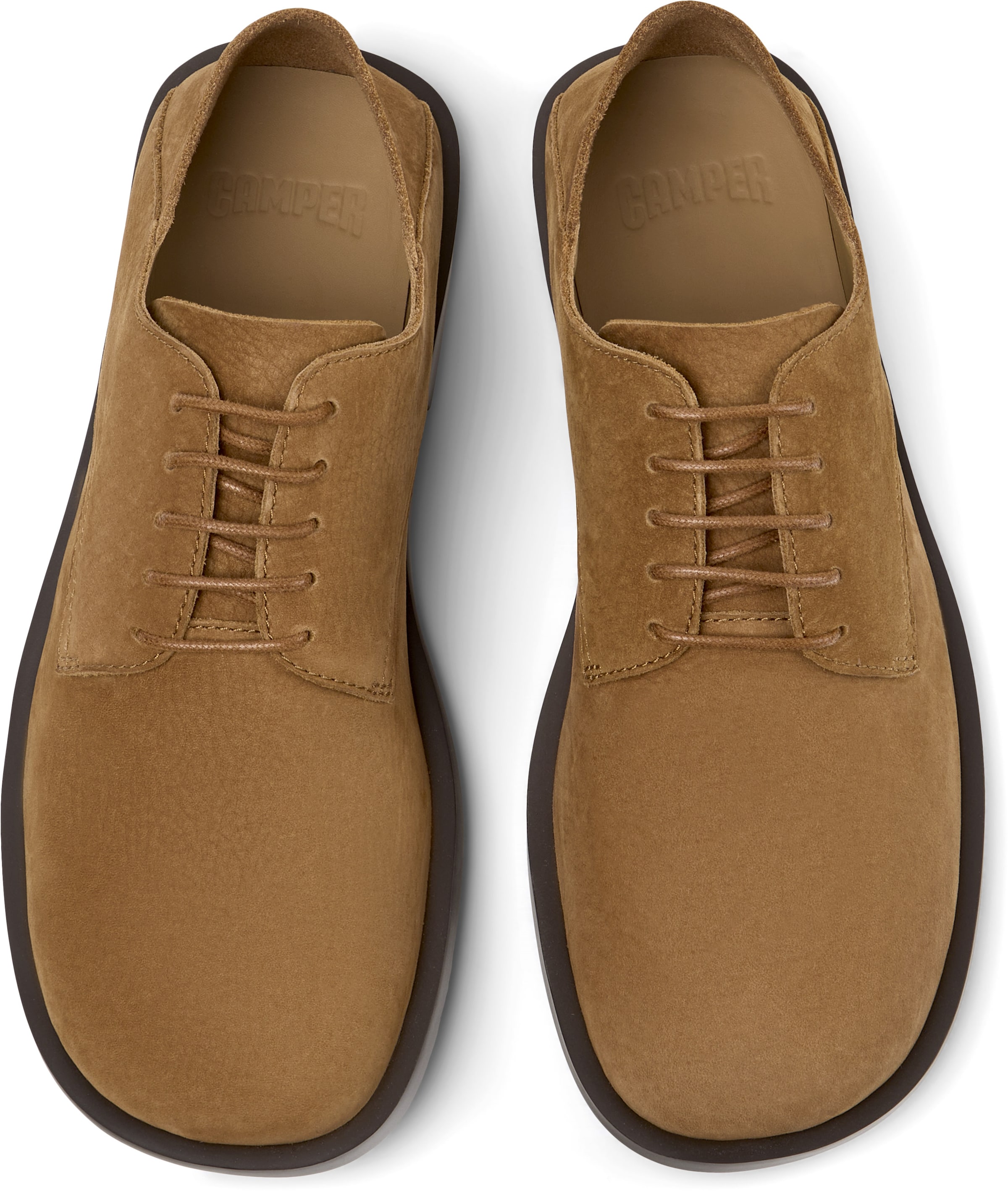 Chaussure à lacets ' Don ' CAMPER en marron