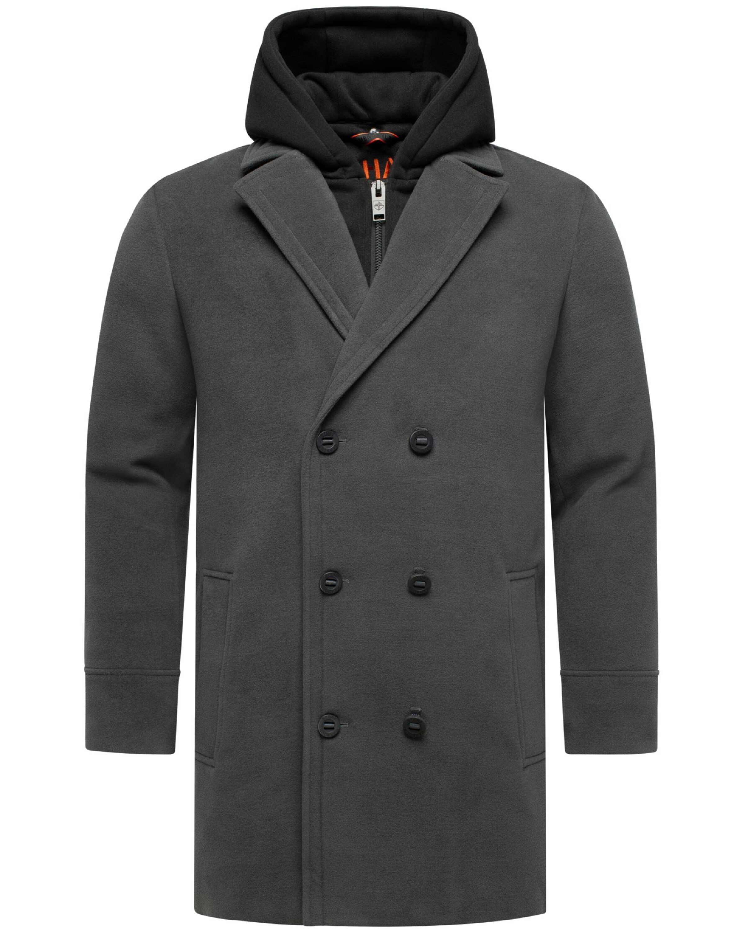 STONE HARBOUR Winterjas 'Darioon XX' in Grijs: voorkant