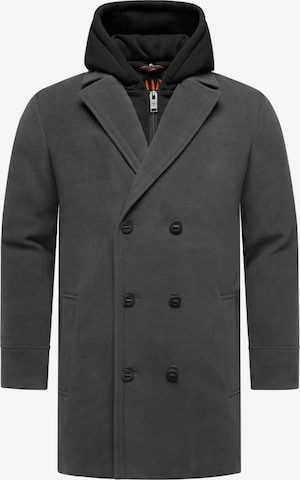 STONE HARBOUR Winterjas 'Darioon XX' in Grijs: voorkant