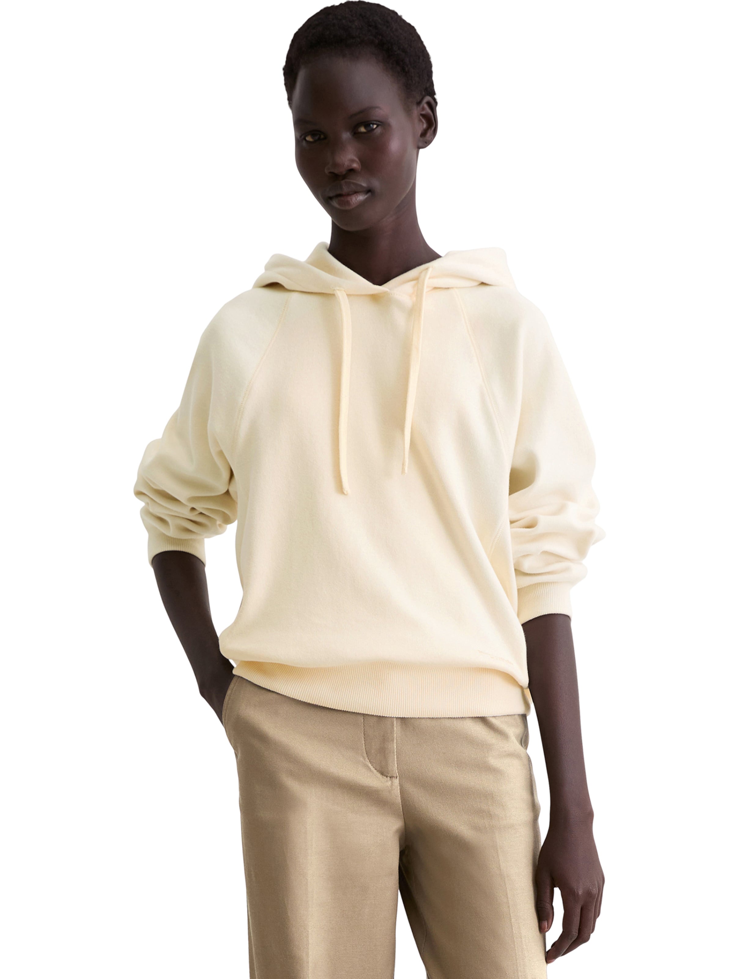 Marc O'Polo Sweatshirt in Beige: front