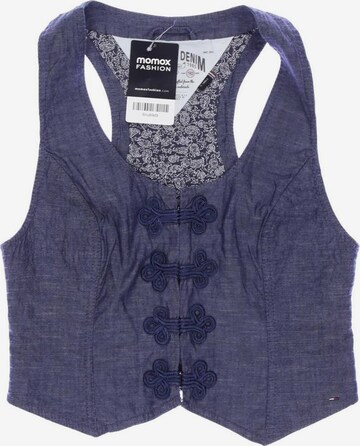 Tommy Jeans Vest in XS in Blue: front