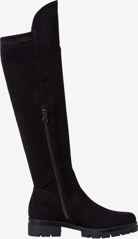 TAMARIS Over the Knee Boots in Black