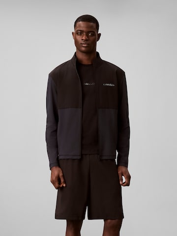 Calvin Klein Sport Regular Sporthose in Schwarz: Vorderseite