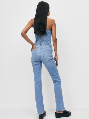 Pull&Bear Jumpsuit in Blauw