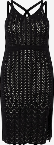 Ulla Popken Dress in Black: front