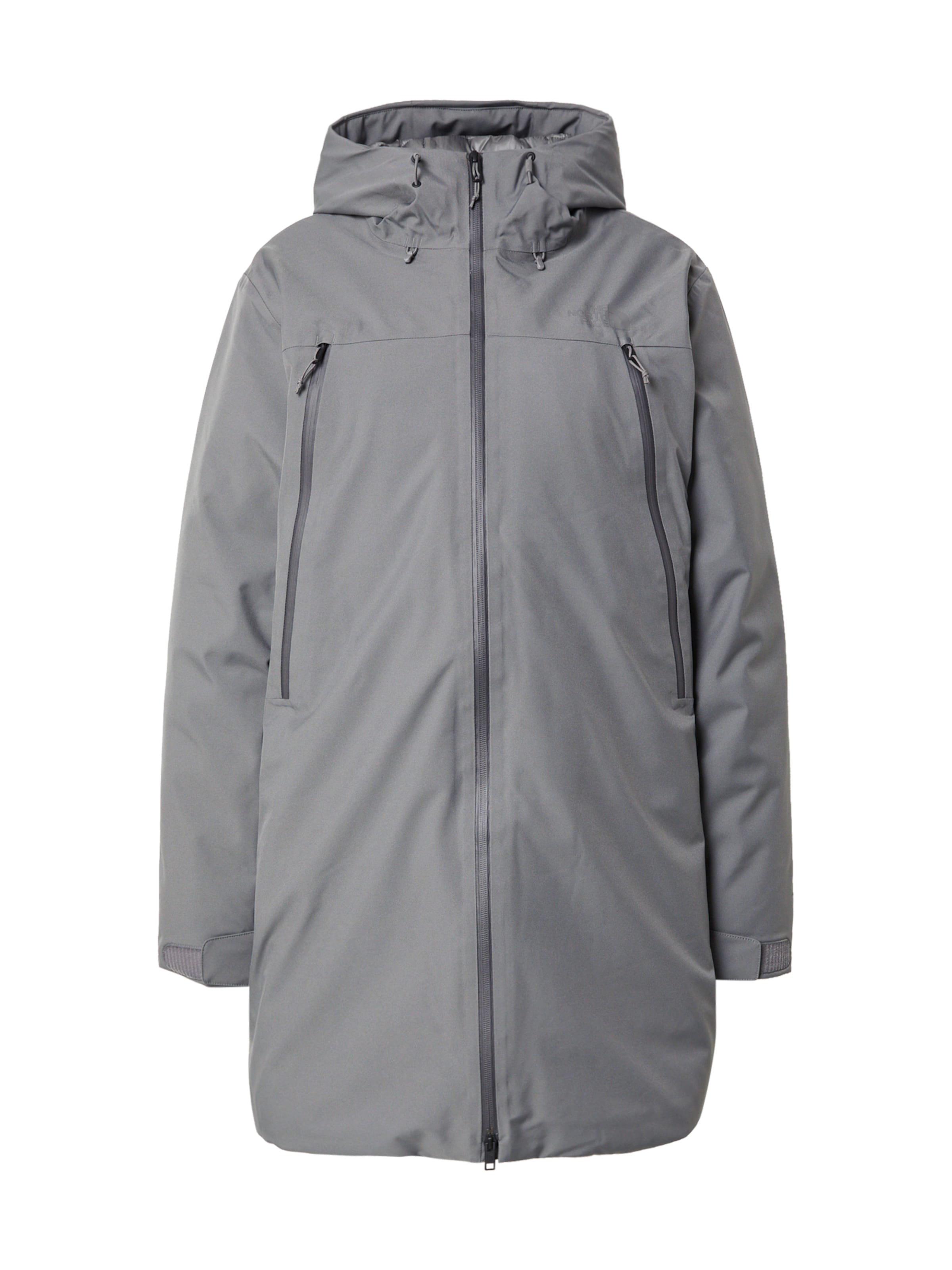 THE NORTH FACE Zunanji plašč &#x27;TNF RANGE&#x27; | siva barva: sprednja stran