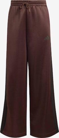 ADIDAS SPORTSWEARLoosefit Hlače 'Stadium' - smeđa boja: prednji dio
