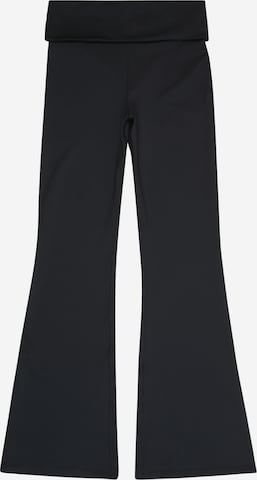 Abercrombie & Fitch Flared Pants 'JAN' in Black: front