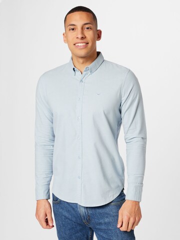 HOLLISTER Regular fit Business shirt in Blue: front