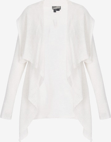 DreiMaster Vintage Kardigan – bílá: přední strana