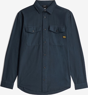 Coupe slim Chemise 'Marine' G-STAR en bleu : devant