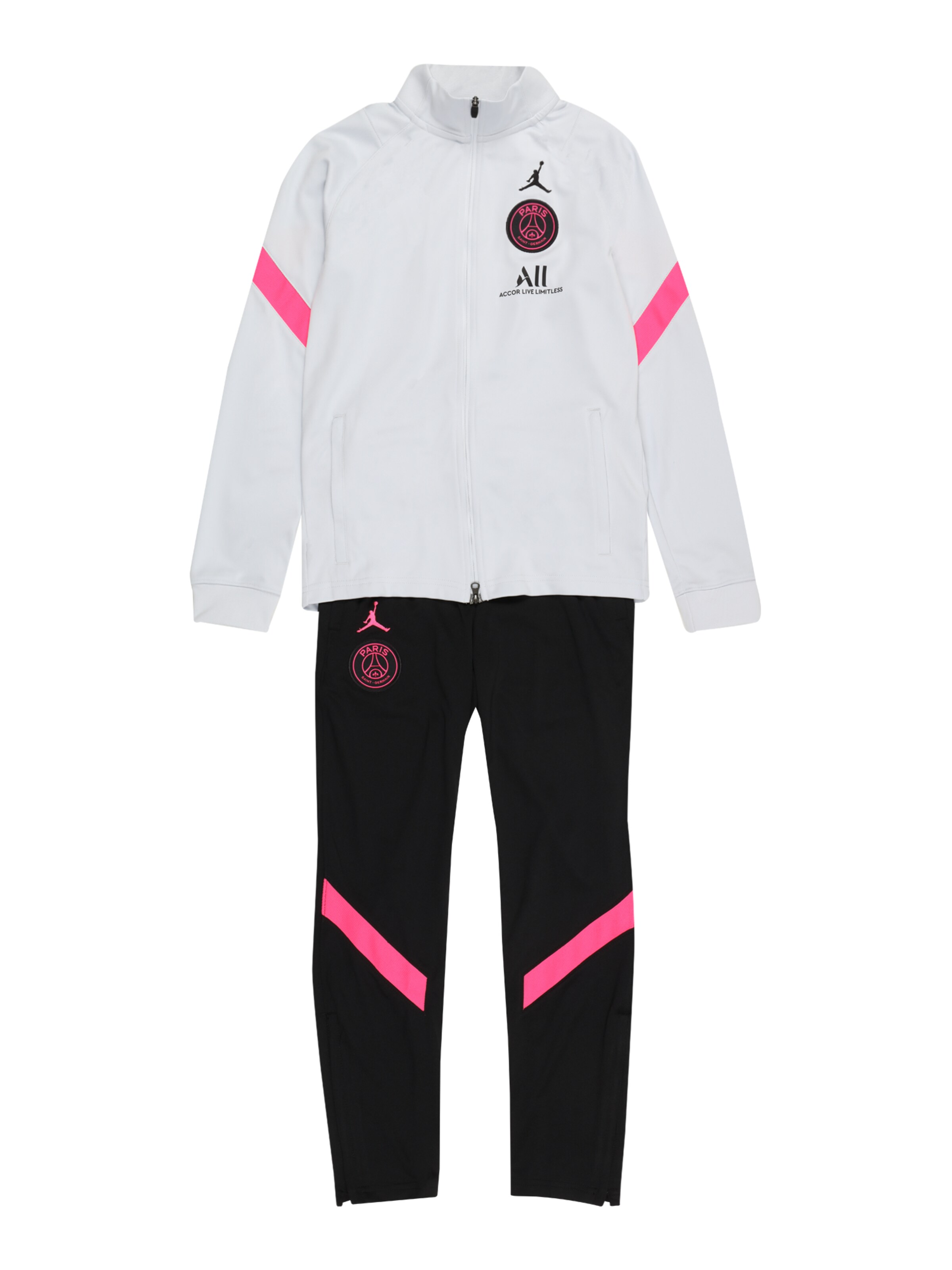 psg trainingsanzug weiß pink