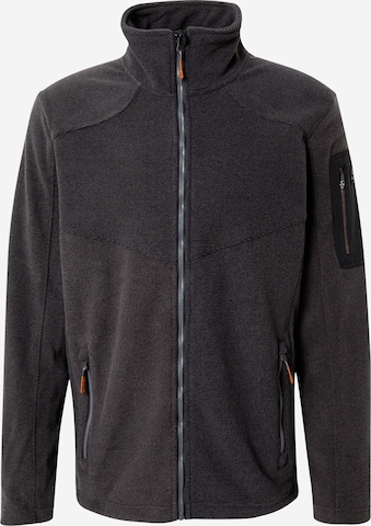 KILLTEC Athletic Fleece Jacket 'KOW 28' in Grey: front