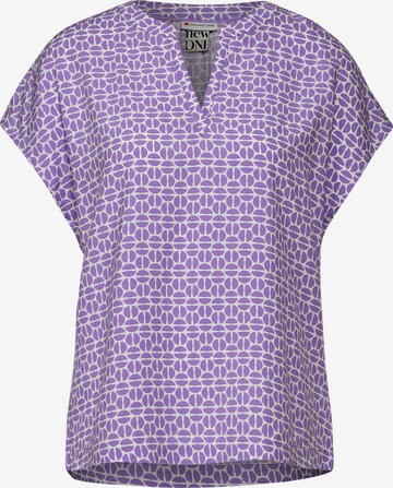 STREET ONE Blouse in Purple: front