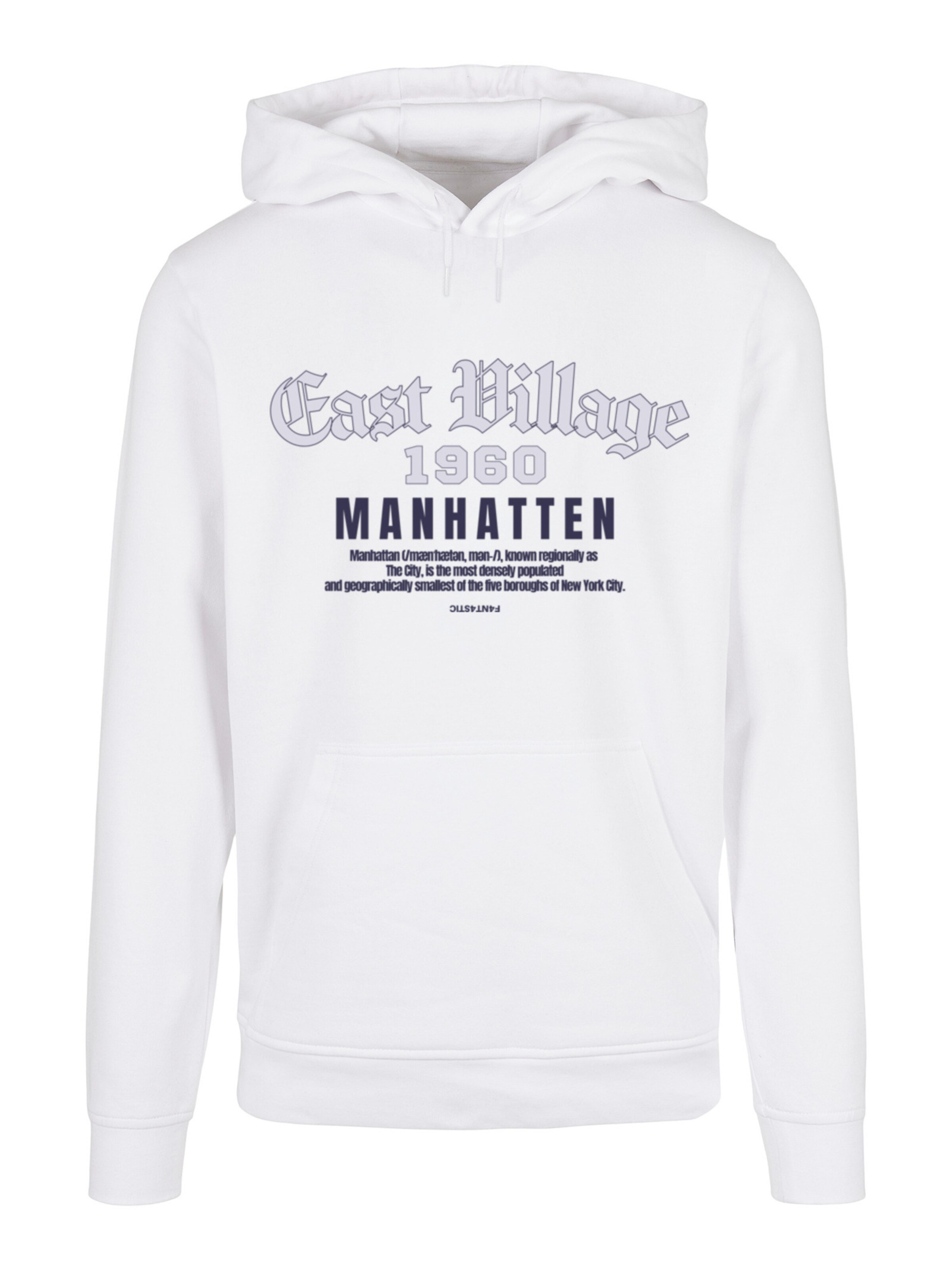 F4NT4STIC Sweatshirt 'Manhatten' in White: front