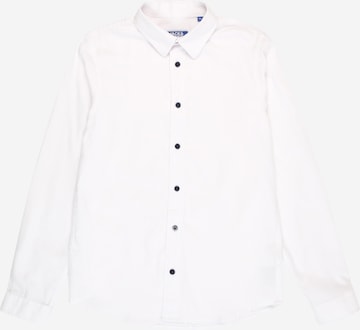 Jack & Jones Junior Button up shirt 'ORION' in White: front