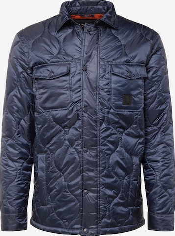 INDICODE JEANS Between-Season Jacket 'Sloan' in Blue: front