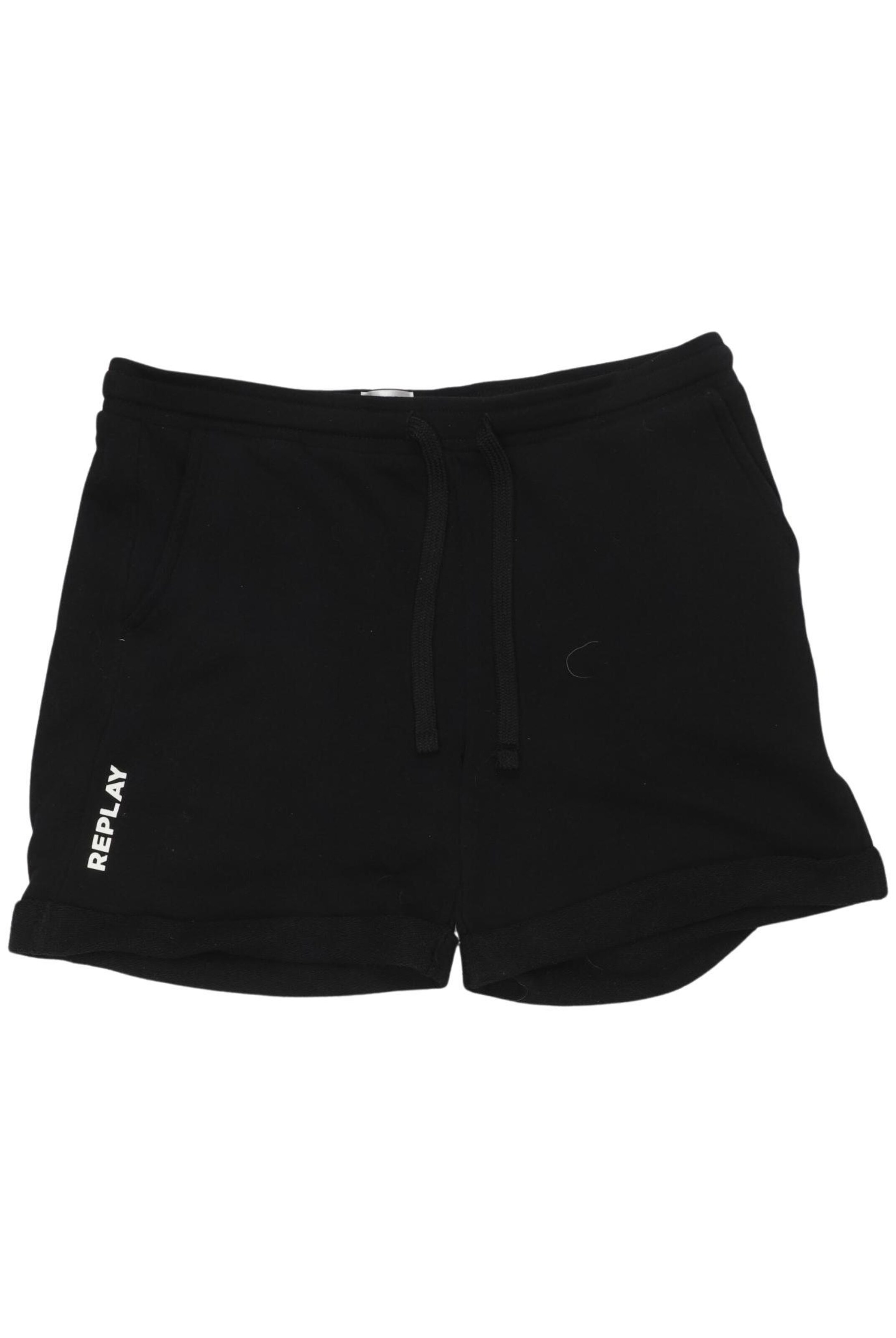 REPLAY Shorts in S in Black: front