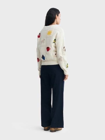 Thinking MU Pullover 'Candela' in Weiß