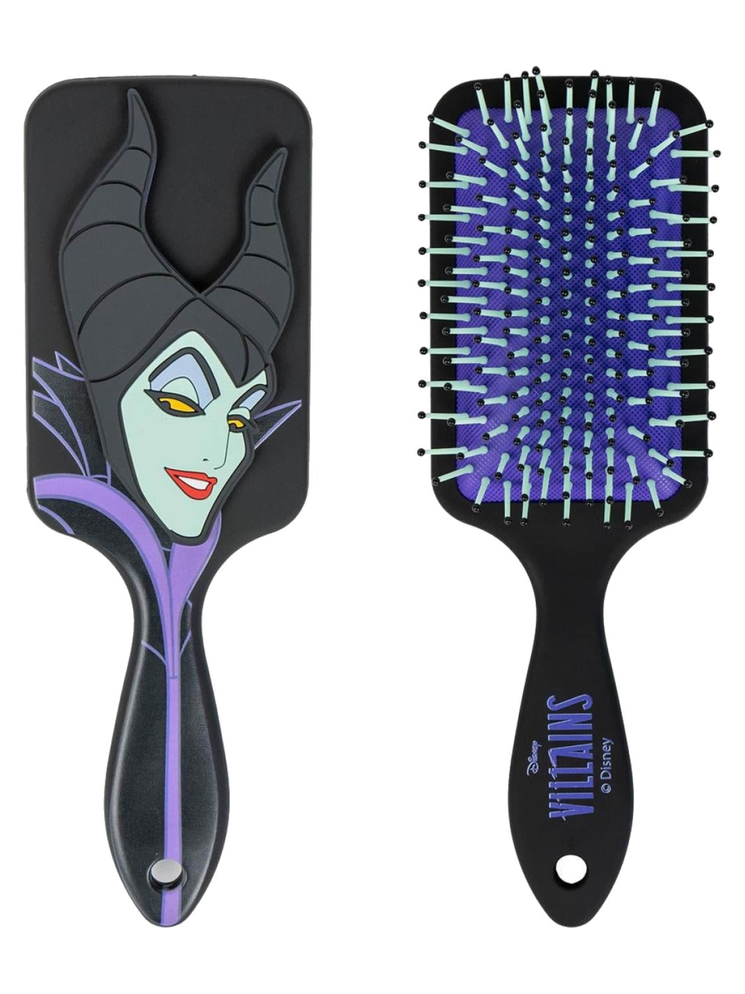 DISNEY Set 'Disney Villains Haarborstel Zwart' in Zwart: voorkant