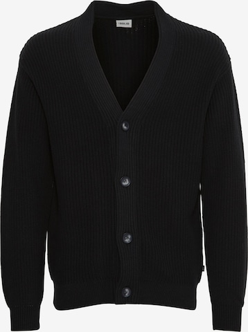 !Solid Knit Cardigan 'Gore' in Black: front