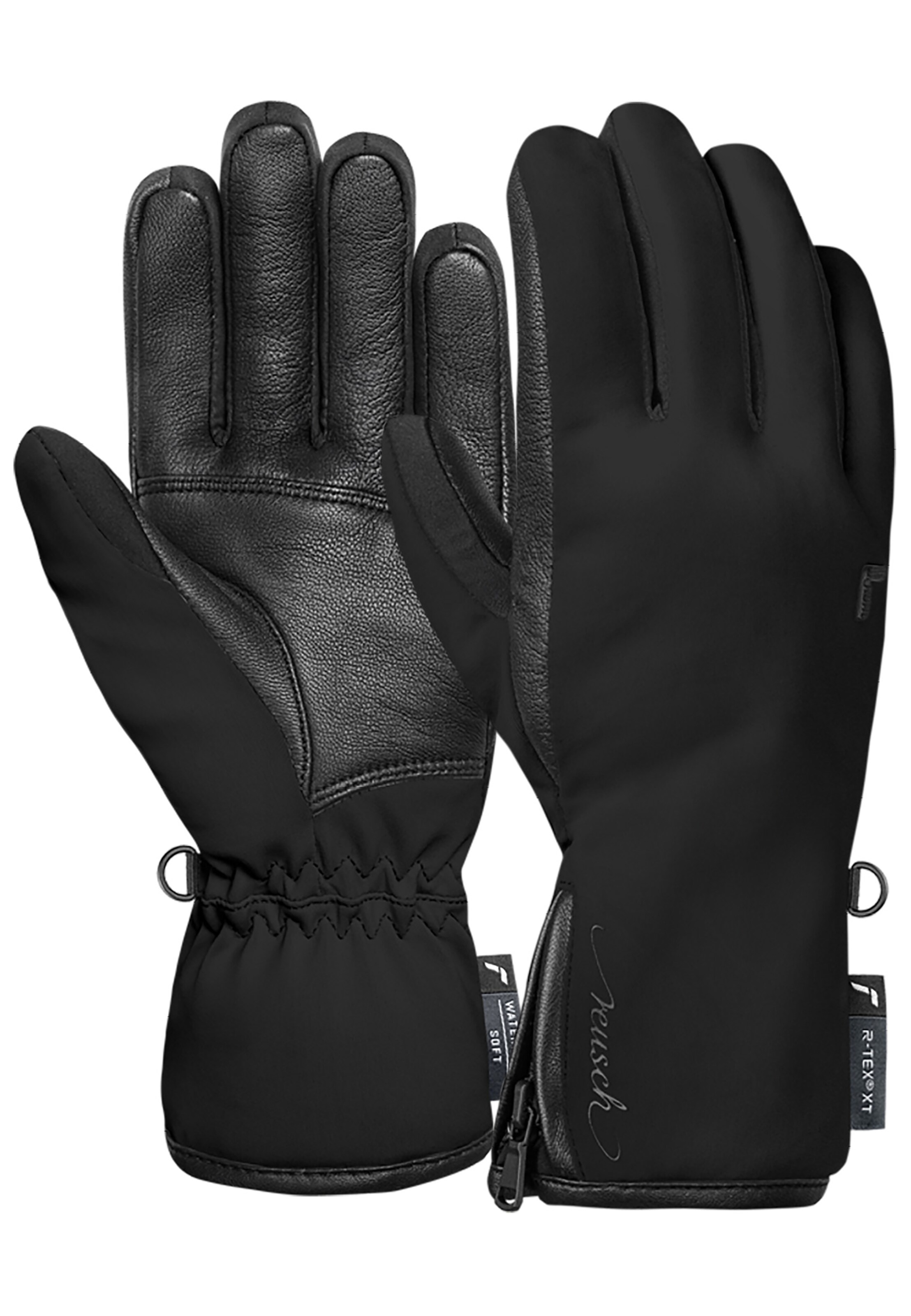 REUSCH Sports gloves 'TIFFANY' in Black: front