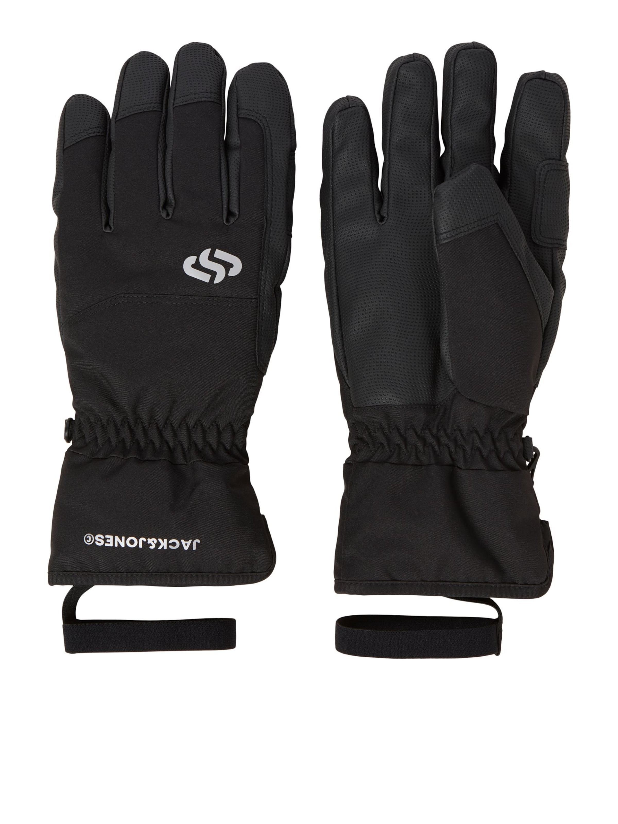 JACK & JONES - Guantes con dedos en negro: frente