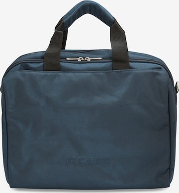 Picard Laptop Bag in Blue: front