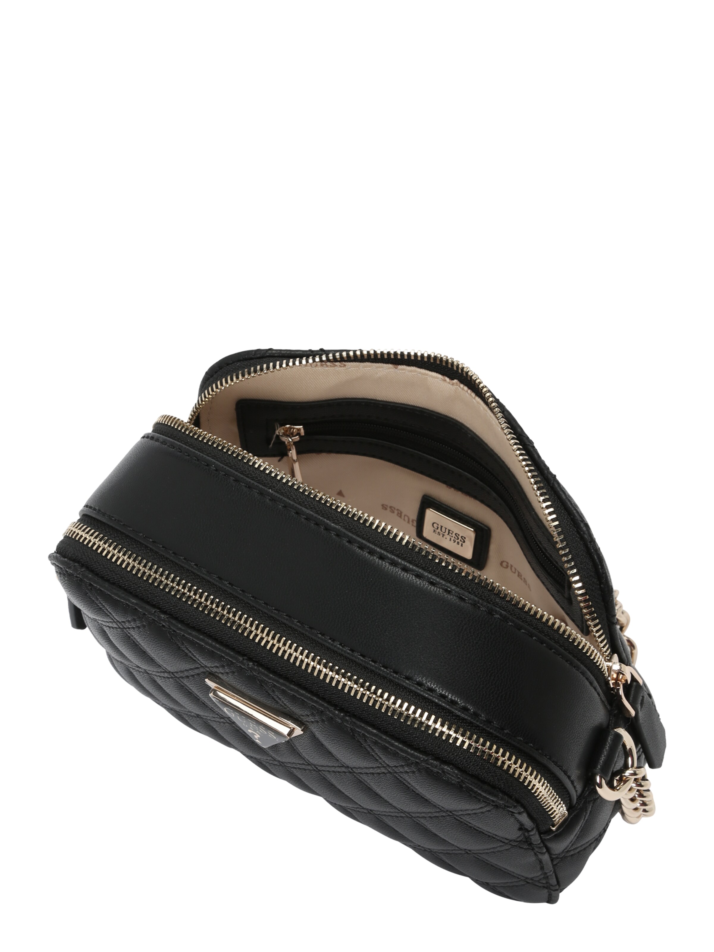 GUESS Umhängetasche 'Giully' in Schwarz