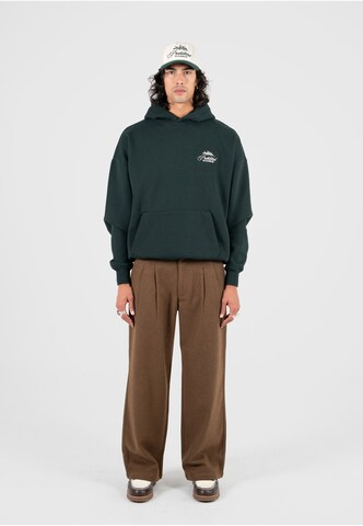 Wide leg Pantaloni con pieghe di Prohibited in marrone