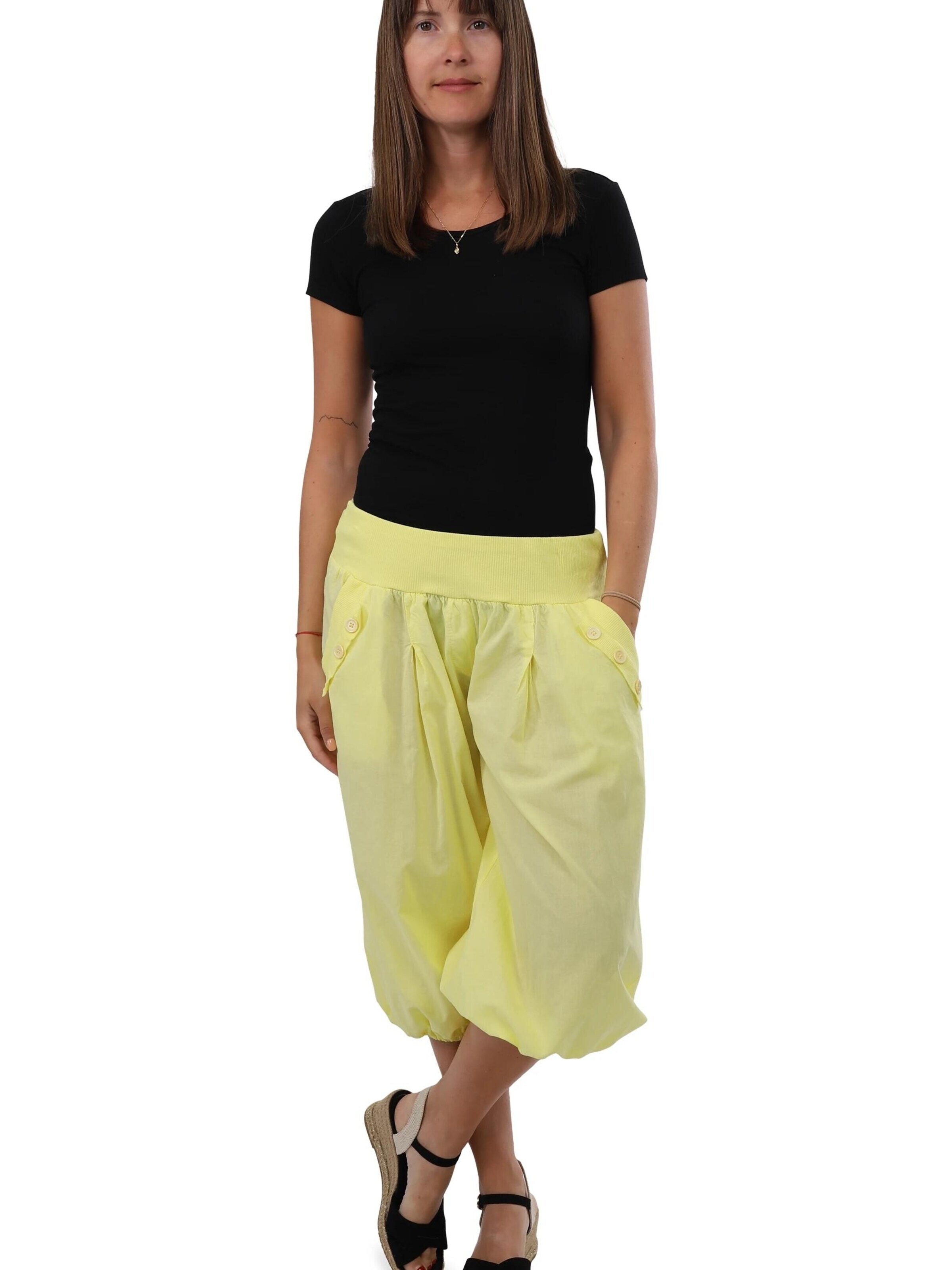 malito more than fashion Loose fit Harem Pants in Yellow