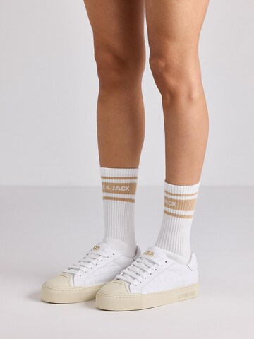 Hide&Jack Platform trainers 'Essence Cup' in White
